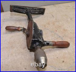 Rare antique Goodell Pratt No 677 multi speed hand drill collectible early tool