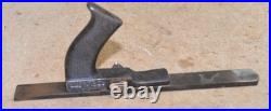 Rare antique Phelps Pat Feb 10 1885 file holder plane maker float early tool