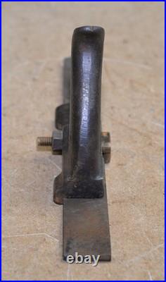 Rare antique Phelps Pat Feb 10 1885 file holder plane maker float early tool