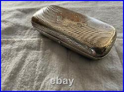 Rare antique early Imperial Russian Silver Art Nouveau Cigar Cigarette Case