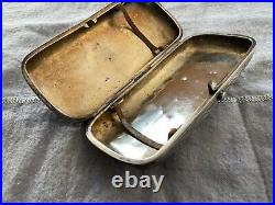 Rare antique early Imperial Russian Silver Art Nouveau Cigar Cigarette Case