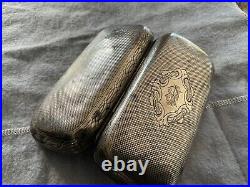 Rare antique early Imperial Russian Silver Art Nouveau Cigar Cigarette Case