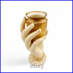 Rare antique early Victorian Royal Worcester Mrs Hadley's Hand figurine 1865