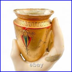 Rare antique early Victorian Royal Worcester Mrs Hadley's Hand figurine 1865
