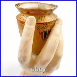 Rare antique early Victorian Royal Worcester Mrs Hadley's Hand figurine 1865