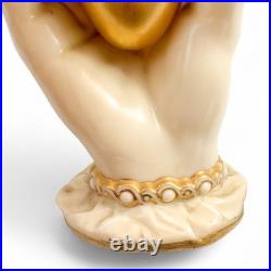 Rare antique early Victorian Royal Worcester Mrs Hadley's Hand figurine 1865
