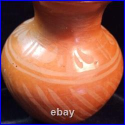 Rare antique earthenware vase pot Red Clay Primitive Early Folk Indigenous Rare antique earthenware vase pot Red Clay Primitive Early Folk Indigenous