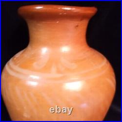 Rare antique earthenware vase pot Red Clay Primitive Early Folk Indigenous Rare antique earthenware vase pot Red Clay Primitive Early Folk Indigenous
