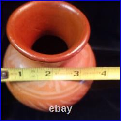 Rare antique earthenware vase pot Red Clay Primitive Early Folk Indigenous Rare antique earthenware vase pot Red Clay Primitive Early Folk Indigenous