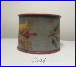 Rare antique metal Cup hand painted