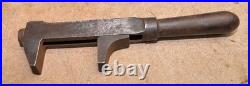 Rare antique odd hammer wrench adjustable early collectible vintage tool