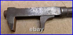 Rare antique odd hammer wrench adjustable early collectible vintage tool