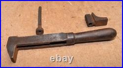 Rare antique odd hammer wrench adjustable early collectible vintage tool