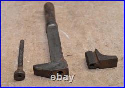 Rare antique odd hammer wrench adjustable early collectible vintage tool