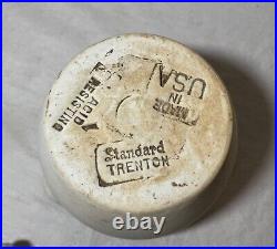 Rare antique porcelain apothecary Standard Acid resisting USA mortar and pestle