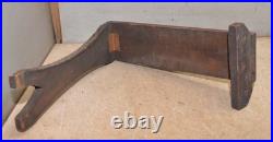 Rare antique shoe shine box patent June 22 1880 cast iron & wood tool early