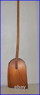Rare antique wood shovel primitive baker flour tool collectible early patina