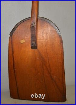 Rare antique wood shovel primitive baker flour tool collectible early patina