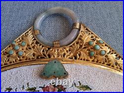 Rare & beautiful early 20thC Chinese embroidered handbag