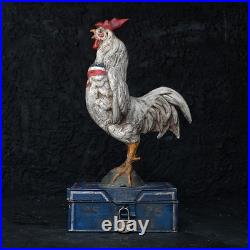 Rare early 20th century French tin metal soldier's family's donation box