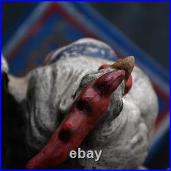 Rare early 20th century French tin metal soldier's family's donation box