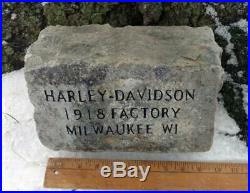 Rare early Harley Davidson Motorcycle ORIGINAL STONE jacket indian antique gift