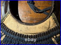 Rare early original Japanese samurai armour NODOWA gorget