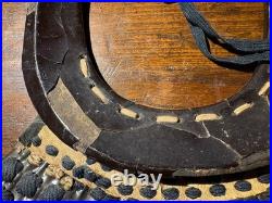 Rare early original Japanese samurai armour NODOWA gorget