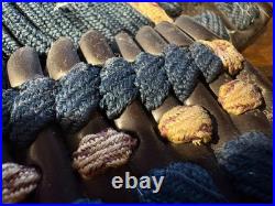 Rare early original Japanese samurai armour NODOWA gorget