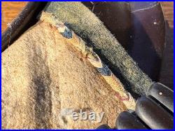 Rare early original Japanese samurai armour NODOWA gorget