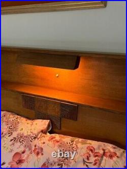 Rare, fabulous, early e Gomme, light oak, 5 piece bedroom, iconic style
