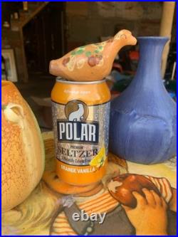 Redware antique Bird Whistle Rare Early one awesome glaze
