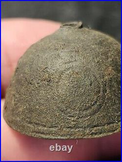 Roman rare early copper alloy, decorated bell. Please read description. LA143z