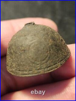 Roman rare early copper alloy, decorated bell. Please read description. LA143z