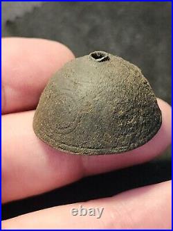 Roman rare early copper alloy, decorated bell. Please read description. LA143z