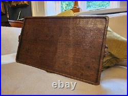 SUPERB RARE EARLY ROBERT MOUSEMAN THOMPSON TEA TRAY WITH 2 SIGNATURE MICE 1940's SUPERB RARE EARLY ROBERT MOUSEMAN THOMPSON TEA TRAY WITH 2 SIGNATURE MICE 1940's