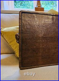 SUPERB RARE EARLY ROBERT MOUSEMAN THOMPSON TEA TRAY WITH 2 SIGNATURE MICE 1940's SUPERB RARE EARLY ROBERT MOUSEMAN THOMPSON TEA TRAY WITH 2 SIGNATURE MICE 1940's