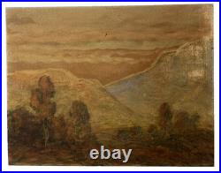Samuel Bering Antique Early Rare Listed California San Diego Landscape Painting
