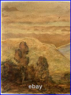 Samuel Bering Antique Early Rare Listed California San Diego Landscape Painting