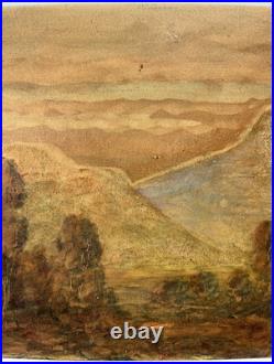 Samuel Bering Antique Early Rare Listed California San Diego Landscape Painting
