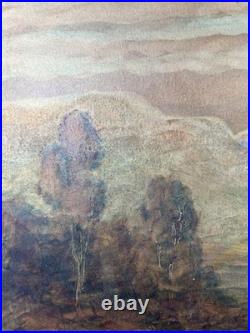 Samuel Bering Antique Early Rare Listed California San Diego Landscape Painting