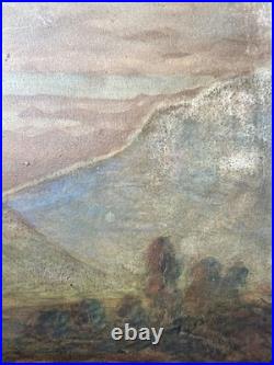 Samuel Bering Antique Early Rare Listed California San Diego Landscape Painting