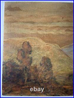 Samuel Bering Antique Early Rare Listed California San Diego Landscape Painting