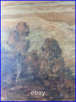 Samuel Bering Antique Early Rare Listed California San Diego Landscape Painting