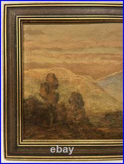 Samuel Bering Antique Early Rare Listed California San Diego Landscape Painting Samuel Bering Antique Early Rare Listed California San Diego Landscape Painting