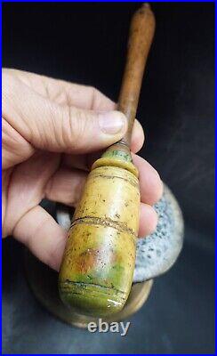 Scarce Early Mortar & Pestle Rare Quality Antique