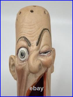 Schafer & Vater Grotesque Smoking Ashtray Match Holder Rare Antique Early German