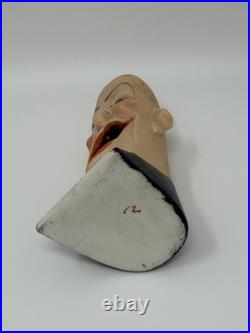 Schafer & Vater Grotesque Smoking Ashtray Match Holder Rare Antique Early German