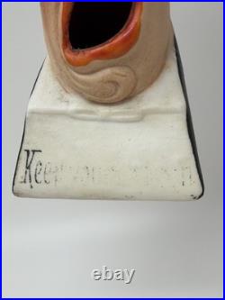 Schafer & Vater Grotesque Smoking Ashtray Match Holder Rare Antique Early German