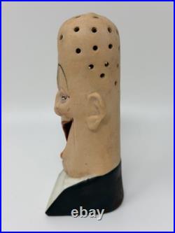 Schafer & Vater Grotesque Smoking Ashtray Match Holder Rare Antique Early German